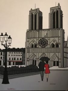 Voir le détail de cette oeuvre: Cathédrale Notre Dame de Paris 